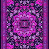 Lush Purple Floral Motif(Purple)