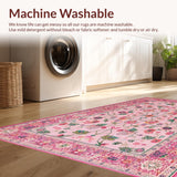 Vibrant Green Floral Elegance(Pink)
