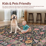 Artful Distressed Floral(Black)