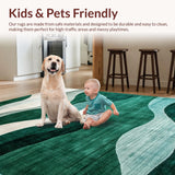 Vibrant Playful Modern Shapes(Green)