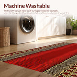 Vibrant Multi Color Abstract Style(Red)