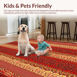Chic Contemporary Crocodile Motif(Red)