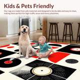 Striking Monochrome Record Design(Black)