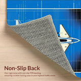 Playful Supersonic Plane Motif(Blue)
