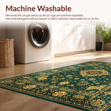 Chic Subtle Floral Medallion Style(Green)