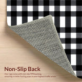 Artful Dyed Geometric Contrast Elements(Black)