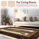 Sophisticated Wild Animal Motif(Brown)