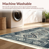 Southwestern Grey Minimalist Non Shedding(Gray)