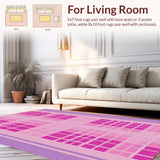 Unique Purple Check Appeal(Pink)