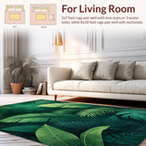 Lush Tropical Leaf Motif(Green)