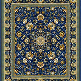 Boho Kitchen Area with Intricate Design(Blue)