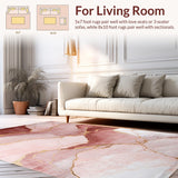Vibrant Abstract Pink and Gold Mix(Pink)