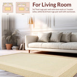 Chic Neutral Toned Geometric Design(Beige)