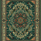 Vibrant Rustic Linear Detailing(Green)