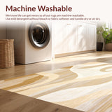 Area Anti Skid Mat Non Slip Gripper for Carpeted Floors and(Beige)