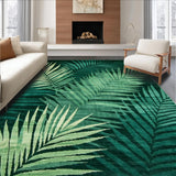 Lush Green Fern Motif(Green)
