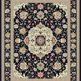 Vintage Floral Medallion Traditional(Black)