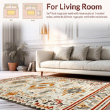 Rustic Tribal Tiled Motif(Beige)