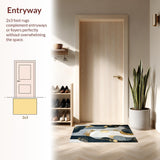 Minimalist Symmetrical Gold and Gray Design(Gray)