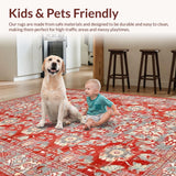 Vibrant Earthy Colorful Motif(Red)