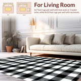 Stylish Vintage Check Design Element(Black)