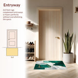 Artful Symmetrical Patterned Texture(Green)