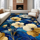 Modern Playful Botanical Motif(Blue)