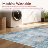 Artful Blue Tones Floral Influence(Blue)