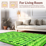 Earthy Tones Irish Heritage Floor Covering(Green)