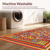 Eclectic Tiled Patterned(Red)