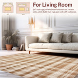Transitional Subtle Striped Visual(Beige)