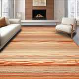 Abstract Wavy Ethnic Motif(Beige)