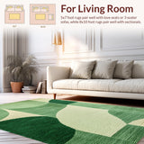 Modern Sage Green Non Slip(Green)