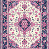 Romantic Pink Floral Whimsy(Ivory)