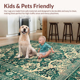 Artful Retro Leafy Composition(Green)