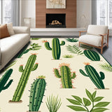 Tropical Cactus Landscape Art(Ivory)