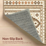 Southwest Cream Aztec Low Pile(Beige)