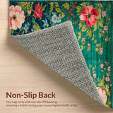 Maximalist Green Floral Elegance(Green)