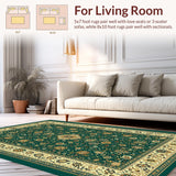 Muted Trellis Design in Green(Green)