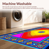 Exuberant Peaceful Vibe Tapestry(Red)