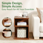 ODIKA Tokyo S Minimalist 3 Tier End Table - ODIKA