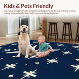 Dynamic Geometric Playful Motif(Blue)