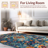 Artful Vintage Swirl Composition(Blue)