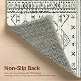 Tribal Ethnic Diamond Motif(Beige)