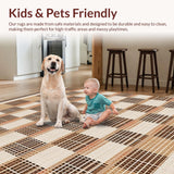 Lively Geometric in Brown(Beige)