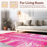 Bright Pink Funhouse Decor Style(Pink)
