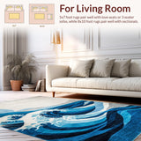 Minimalist Gray Trellis(Blue)