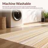 Neutral Circular with Textured Geometric Chevron and Boho Style(Beige)