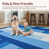 Timeless Classic Herringbone Visual Appeal(Blue)