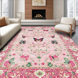 Feminine Vintage Floral Whirl(Pink)